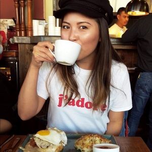 Nastygal j’adore white tee